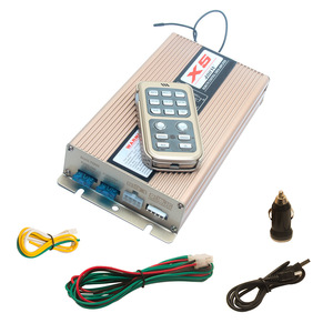 X5 400W Car <b>Alarm</b> Main Unit 12V Ignition Control <b>Wireless</b> Remote Gold - Product Image 1