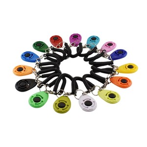 Clicker de Plástico para Adiestramiento de Perros, Clicker de Corrección de Comportamiento para Mascotas con Llavero y Cuerda de Resorte, Logotipo Personalizado, Venta al por Mayor - Product Image 2