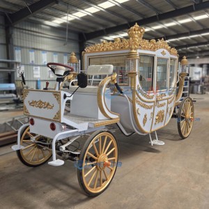 Charrette à chevaux royale blanche pour mariage, chariot de tourisme mobile, carrosse de <span class=keywords><strong>Cendrillon</strong></span> à vendre, charrettes de <span class=keywords><strong>Cendrillon</strong></span> blanches - Product Image 5