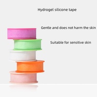 Ruban adhésif pour cils noir et violet coloré, ruban en micro-mousse rose vif personnalisé pour peaux sensibles, ruban en gel de silicone pour extensions de cils