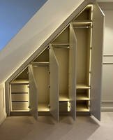 Armoire de rangement sous les escaliers CBMmart, armoire de rangement sous les escaliers, étagère à chaussures en bois pour escalier, étagère d'escalier
