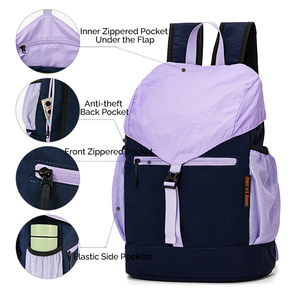 Custom Daily Hiking Outdoor <b>Backpack</b> Cycling Travel Bag Lightweight Denim Sports <b>Backpacks</b> Fitness Casual Daypack - Product Image 1