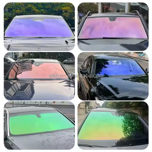 Chống chói vật nuôi bảo vệ năng lượng mặt trời cửa sổ xe màu hoàng hôn màu cam đỏ xanh Tắc Kè Hoa màu phim 805% vlt Màu cửa sổ thay đổi - Product Image 6