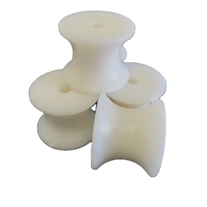 Pulegge in nylon con puleggia grande in plastica con scanalatura a U/V personalizzata per fune metallica - Product Image 1