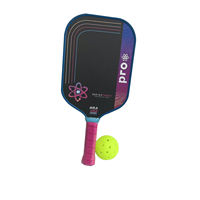 Raquette de pickleball Pro Series 3 Project Flamingo 16 mm sans bordure, tendance, toutes saisons, certifiée USAPA, nid d'abeille haute performance