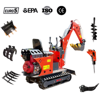 Livraison gratuite SDLOT Mini-excavatrice 1 tonne 2 tonnes 3 tonnes Moteur Cat CE EPA EURO5 Neuve pour usage domestique