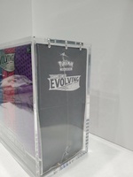 Mingshi Boîte de Présentation en Acrylique Personnalisée pour Cartes de Jeu Pokémon ETB avec Couvercles Magnétiques
