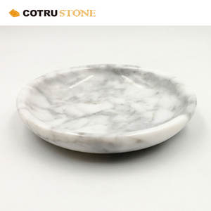 Художественная элегантность: изысканные мраморные тарелки для отличительного декора - Product Image 3