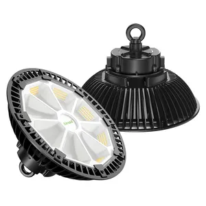 New Arrival UFO High Bay Light MAX 28000LM Well-lit Durable 5 Years Warranty Waterproof Light for Garage Warehouse Court