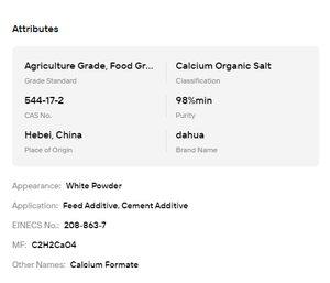 Formiate de calcium en poudre cristalline 25 kg/sac, agent de durcissement multi-grades pour la construction, l'agriculture et l'industrie - Product Image 6
