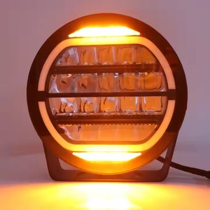 פנסי שטח עזר LED חדשים סופר בהירים 4x4 בגודל 9 אינץ' עמידים למים בתקן IP68, 200W, תאורת ספוט לנהיגה, מתאימים לכל סוגי הרכבים - Product Image 1