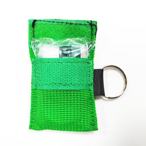 Masker CPR, Gantungan Kunci latihan pertolongan pertama, termasuk Kit pertolongan pertama, perisai wajah pernapasan mulut ke mulut - Product Image 4