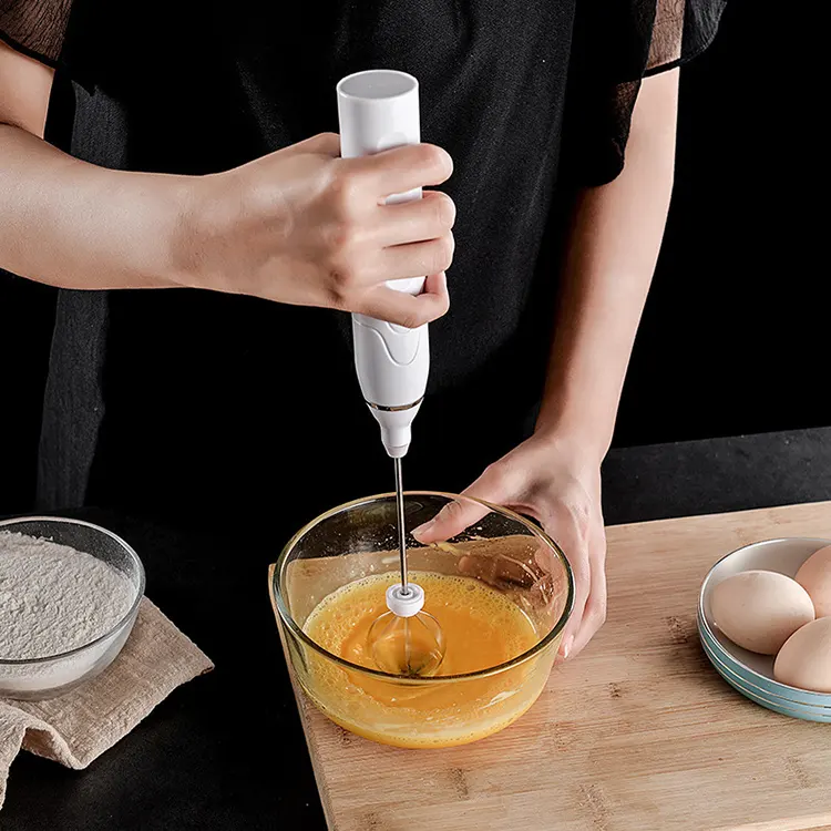 बिजली कॉफी मिक्सर रिचार्जेबल दूध प्रकार के बरतन निर्माता Frother Foamer यूएसबी चार्ज अंडे का डिब्बा हाथ में 3-गति समायोज्य ब्लेंडर