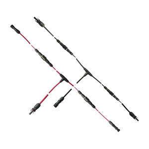 PV 1500V Sigortalı Kablo Demeti / 4'ten 2'ye / 4'ten 1'ye / 3'ten 1'ye / T Tipi / Y Tipi / DC Güneş Enerjisi Yüksek Voltaj Bağlantı Kablosu Kombiner Teli - Product Image 4