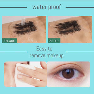 Vibely <span class=keywords><strong>Mascara</strong></span> 5x plus long imperméable 2 en 1 4D fibre de soie Lash <span class=keywords><strong>Mascara</strong></span> longue durée allonger Extra Volume cils <span class=keywords><strong>Mascara</strong></span> maquillage - Product Image 4