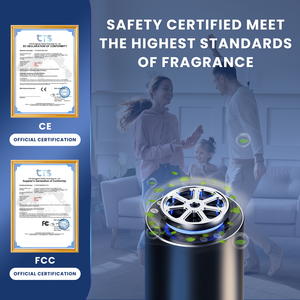 เครื่องกระจายกลิ่นในรถยนต์แบบพกพา ช่องเสียบ USB ตัวเครื่องทำจากอลูมิเนียมอัลลอยด์ ไม่ใช้น้ำ แบตเตอรี่ใช้งานได้ยาวนาน พร้อมฟังก์ชั่น Fidget Spinner สตาร์ทและหยุดอัตโนมัติ - Product Image 3