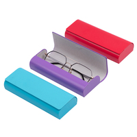 Étui à lunettes en cuir PU personnalisé avec couleur et logo, pour lunettes de vue, de lecture, de conduite et de soleil