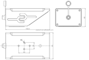 Caudalímetro de onda milimétrica RS485 Modbus Doppler <span class=keywords><strong>Sensor</strong></span> de nivel de agua de radar OEM personalizado con módulo de acumulación de flujo - Product Image 6