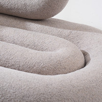 Fabricant chinois en gros de meubles pour la maison, fauteuil en tissu moderne de style nordique, canapé deux places pour salon