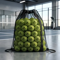 60 balles/paquet, balles de padel approuvées par l'ITF, 45% de feutre de laine naturelle, noyau en caoutchouc hautement élastique, balles d'entraînement pour padel