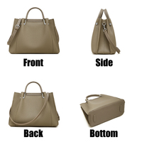 Sacs à Main Grands Sur Mesure Cuir Plein Grain Femme Sac à Épaule Fournisseur OEM Chine Haute Qualité Marque Privée Sacs Seau