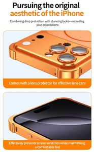 Cornice e Pannello Posteriore in Metallo di Alta Qualità con Protezione Fotocamera per Custodia iPhone 15 Pro Max Convertibile in 17 Pro Max - Product Image 5