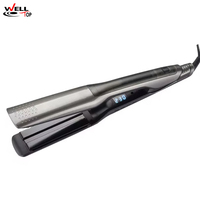 Lisseur à vapeur professionnel en céramique tourmaline pour salon, fer à lisser électrique à vapeur nano-ionique, plancha para cabello