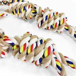 Giocattolo per Cani in Corda di Cotone Intrecciata, Resistente ai Morsi, Stile Classico Ecologico per Uso Quotidiano - Product Image 3