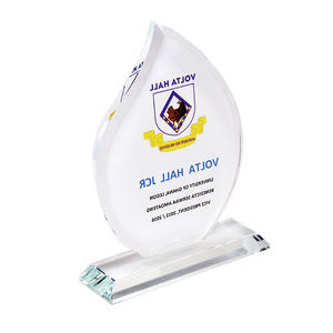 Trofeo de Cristal Transparente al por Mayor, Premio de Cristal Personalizado con Impresión UV, Grabado Estilo Cruz, Trofeo Personalizado - Product Image 3