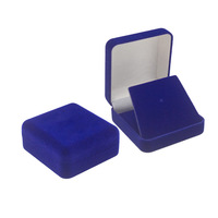 Boîte de rangement haut de gamme en velours floqué pour badges professionnels à dessus plat, épingles de revers, broches et médailles - Vente en gros
