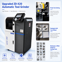 Les machines de rectification d'outils CNC ZD-X20 peuvent refaire la tranchant des fraises de gravure, des fraises à une seule extrémité et des forets.