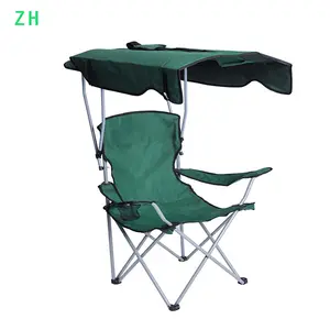 Silla plegable ultraligera portátil para exteriores, silla plegable con dosel ajustable, elegante, con logotipo personalizado, ideal para playa y Camping, novedad de 2022