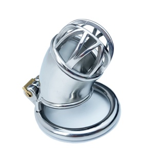 Jaula de Castidad Masculina FRRK Strong Lock, Dispositivo de Castidad de Acero Inoxidable 304, Jaula de Castidad con Bloqueo para Pene, Juguetes Sexuales para Hombres, Sissy Gay - Product Image 4