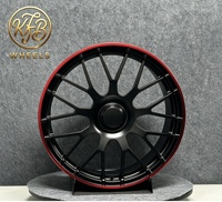 KFB 20x8.5 20x9.5 PCD 5x108 Hafif Dövme Alaşım Jantlar CNC İşlemeli Jantlar Dinamik Yol Tutuş Performansı için