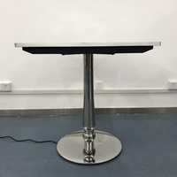 Nouvelle Table Tactile Carrée Interactive 10 Points 4K LG pour Café et Restaurant, Écran Double LCD Étanche avec Recharge Sans Fil