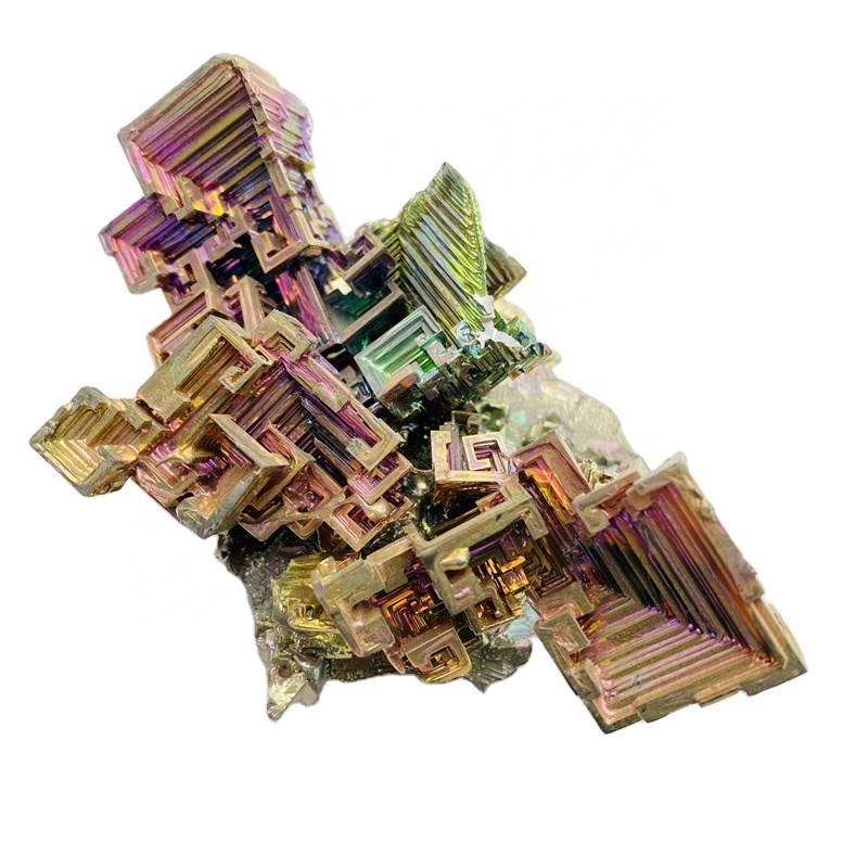 Wholesale Colorful Metal Ore Bismuth Crystal