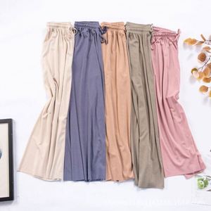 I-0510 Women Spring Waterproof Eco-Friendly Formal High Waist <b>Boot</b> Cut Loose Fit Full Length <b>Trousers</b> - Product Image 6