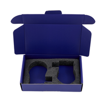 Offre Spéciale personnalisé prix attractif kraft portable biodégradable ondulé boîte postale d'emballage avec insert en mousse