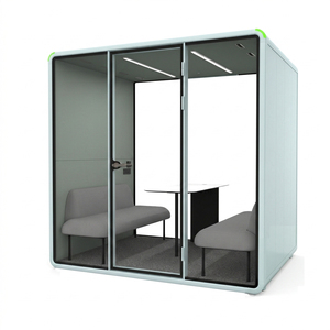 Cabine de confidentialité acoustique pour 4 personnes, idéale pour les projets de bureau - Product Image 6