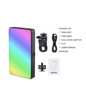 La <span class=keywords><strong>Mejor</strong></span> Luz de Video LED RGB a Todo Color <span class=keywords><strong>Flash</strong></span> W140, Iluminación de Estudio <span class=keywords><strong>para</strong></span> Fotografía, <span class=keywords><strong>para</strong></span> Cámaras Canon y <span class=keywords><strong>Nikon</strong></span>, Luz de Relleno <span class=keywords><strong>para</strong></span> Vlog - Product Image 2