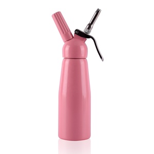 ที่น่าสนใจสีชมพู500มิลลิลิตรอลูมิเนียม <span class=keywords><strong>Chantilly</strong></span> ครีมจ่ายสำหรับวิปปิ้งครีม - Product Image 1
