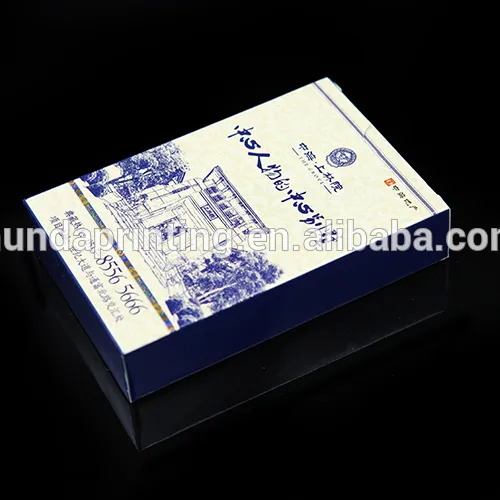 Fornecedores chinesas personalizados jogando cartas fabricante na china