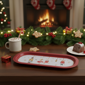 Evle <b>Enchanted</b> Christmas Collection Metal Rectangular Tray-160x350 mm - Product Image 3