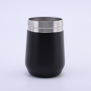 Thăng Hoa Đôi tường thép không gỉ <span class=keywords><strong>Flask</strong></span> cách điện rượu vang Tumbler 10 oz Mug với thân thiện với môi Nắp - Product Image 2