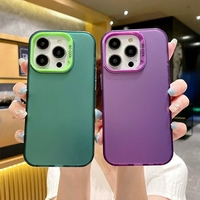 Coque de protection rigide brillante IMD pour tous les modèles de téléphones portables iPhone 17, 16 Pro Max, 15 Plus, 14, 13, 12 – Coque arrière