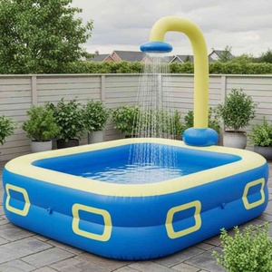 Piscina Inflable de PVC Azul para Exteriores, para Adultos y Niños, Piscina Familiar Elevada sobre el Suelo para Niños, Entretenimiento - Product Image 6