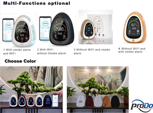 Fabrika doğrudan 3-in-1 dedektörü: CO2 + RH + sıcaklık monitörü | 20 adet/ctn | 1 yıl garanti - Product Image 6