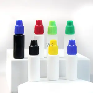 40ul 3ml LDPE HDPE rapid test reagent drop bottle eyelash glue bottle plastic liquid dropper bottle