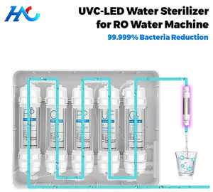 זרימת מים HC HITECH 4-6L/min צריכת אנרגיה נמוכה יותר טיפול במים UVC-LED מטהר מים