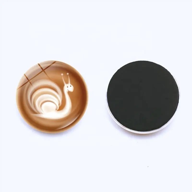 مغناطيس القهوة مخصص مغناطيس الثلاجة 12 نمط كابوتشينولا القهوة مغناطيس دائري لطيف للمطبخ مكتب منزل